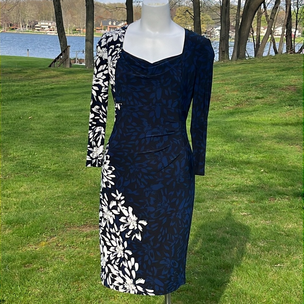 Jones New York ruched bodycon dress 4-8